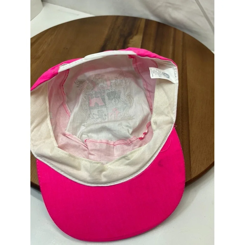 Vintage Circus Circus Hat Cap Las Vegas‎ Reno Designer Pro Pink Painters